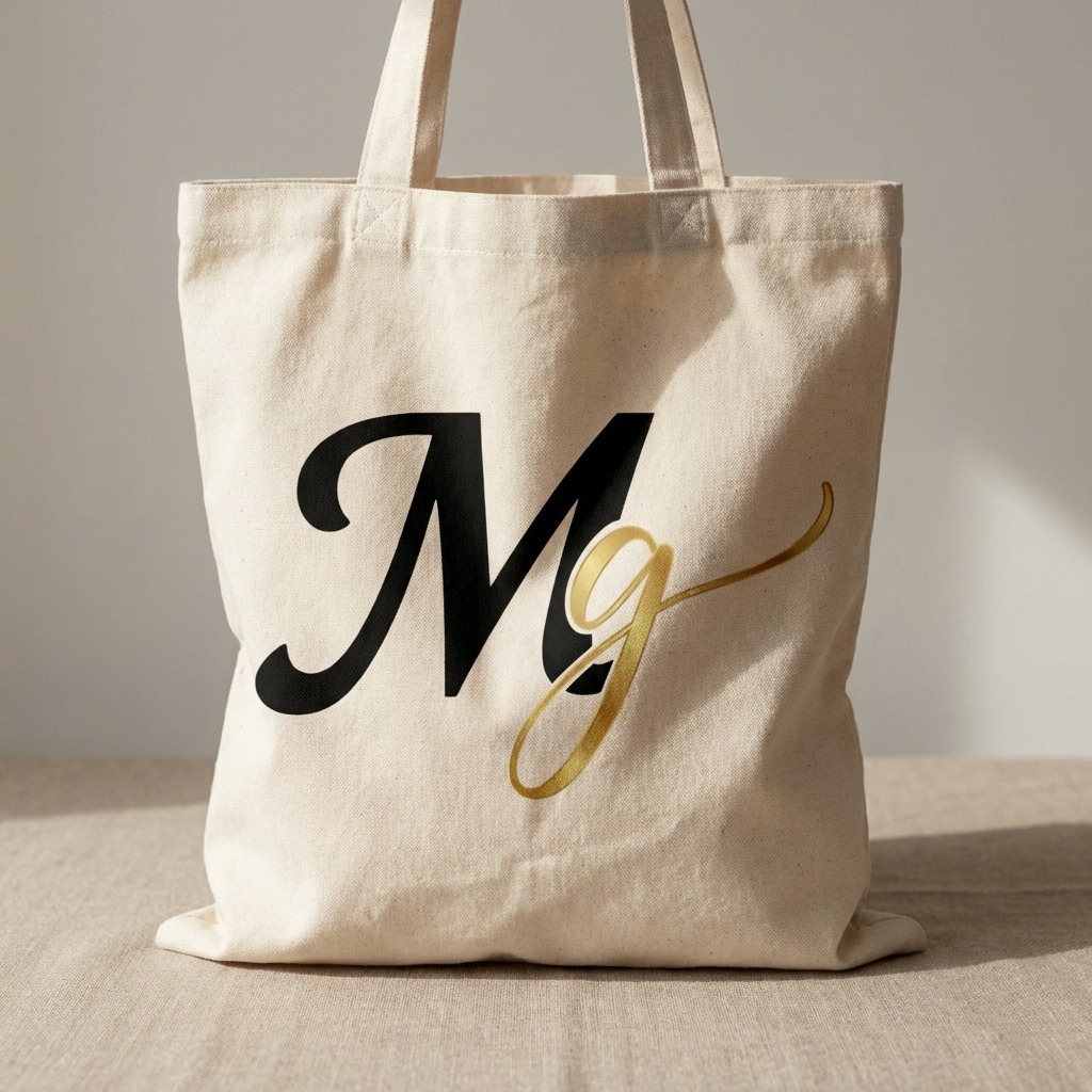 MG Signature Canvas Tote Bag